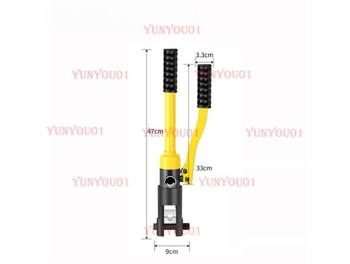 Pince hydraulique pour câbles, pince à sertir hydraulique manuelle, pince à sertir à froid, pince à sertir pour bornes, pince à sertir pour têtes de cuivre