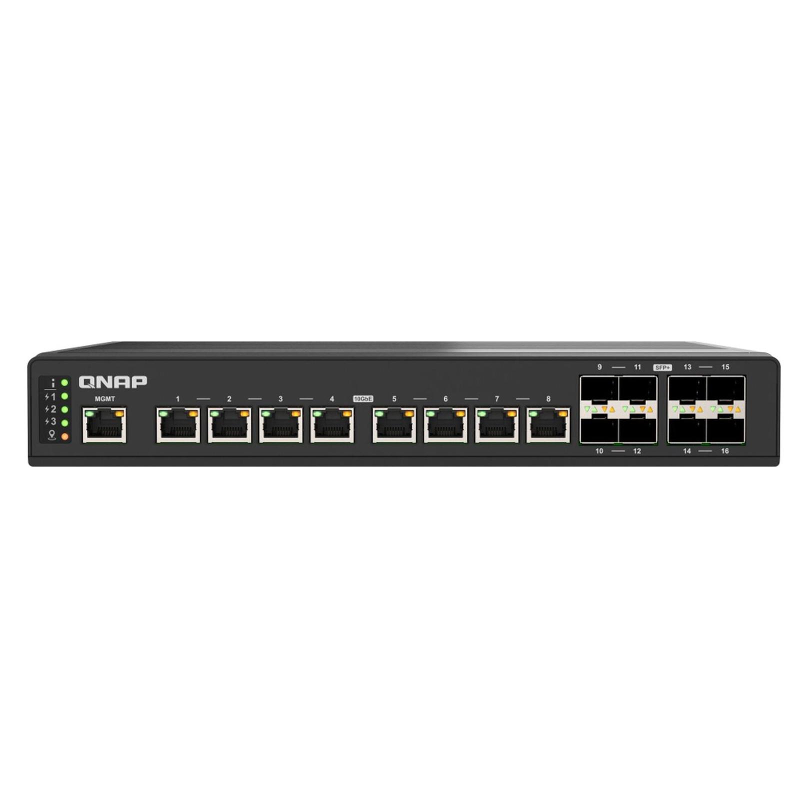 QNAP QSW-IM3216-8S8T fan less industrial des (16 Ports) (QSW-IM3216-8S8T)