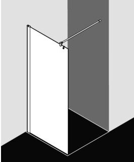 Kermi PETWG11020VZK WALK-IN PEGA TWG 1100x