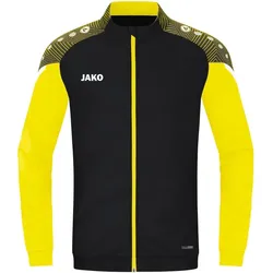 JAKO Performance Polyesterjacke Kinder schwarz/soft yellow 140