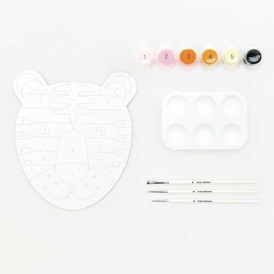 Malen nach Zahlen Set, Tiger, 100%, Inhalt: 1 Malkarton,