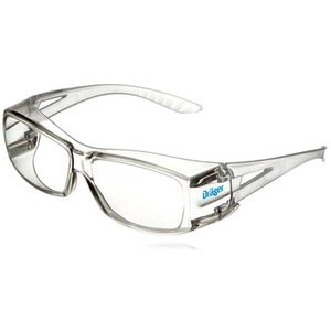 Dräger Schutzbrille X-pect 2400, klar, Überbrille, farblos, für Brillenträger