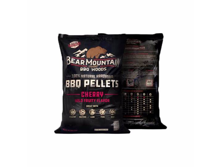 BearMountain Cherry 9 kg Pellets – Holzkohle/Briketts/Grill Anzünder – schwarz