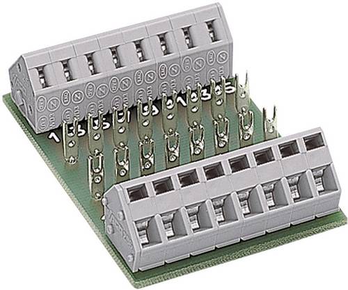 WAGO 289-131 Leiterplatte zum Selbstbestücken mit 8 Bestückungsplätzen, 2,50mm² Inhalt: 1St.