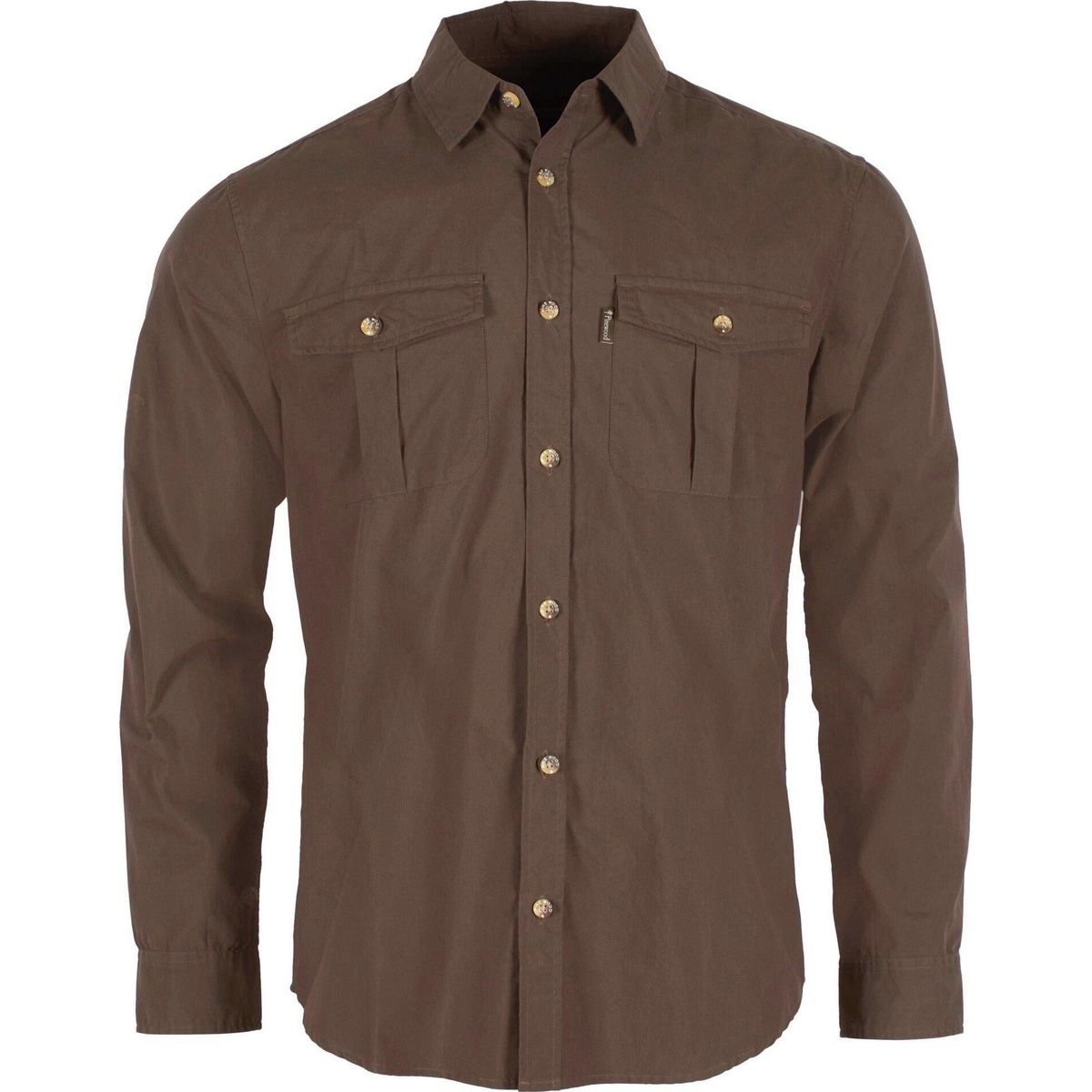 Pinewood Safari Long Sleeve Shirt d.olive (128) XXL 1-51280128009