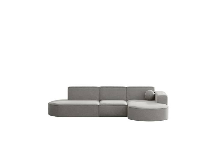 Kaiser Möbel Gartenecksofa L-Form Garten Modena L Patio Hellgrau Rechts, Holz, Füllung: Komfortschaum,Komfortschaum, L-Form,L-Form, 296x78x165 cm, Gartenmöbel, Loungemöbel, Gartensofas & Loungesofas