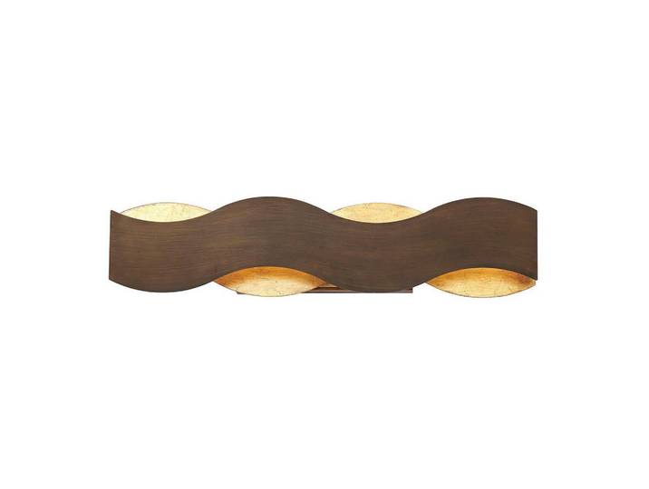 Elstead Lighting Led-Wandleuchte, Mehrfarbig, Metall, G, 61x14 cm, RoHS, CE, integrierte Steckdose, Lampen & Leuchten, Innenbeleuchtung, Wandlampe, Wandlampen