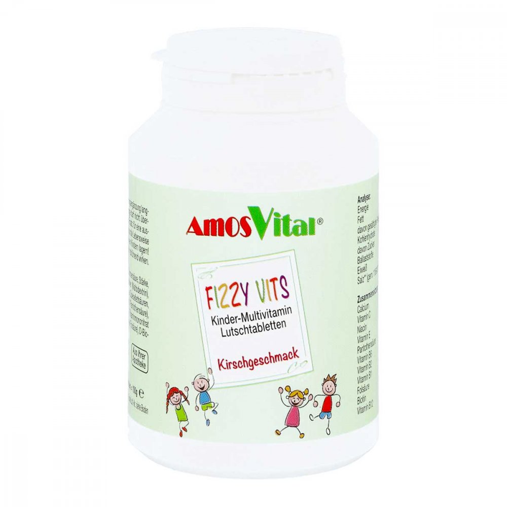 AMOSVITAL GmbH Fizzy Vits Kindervitamine Amosvital Lutschtabletten 00658225