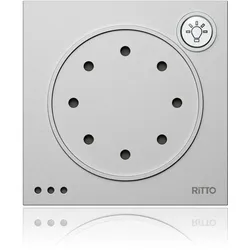 Ritto 1876020 Portier Türsprechmodul silber mit Lichttaste