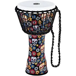 Meinl Percussion PADJ7-M-F - 10 Zoll Rope Tuned Travel Series Djembes, Synthetic... - Djembe