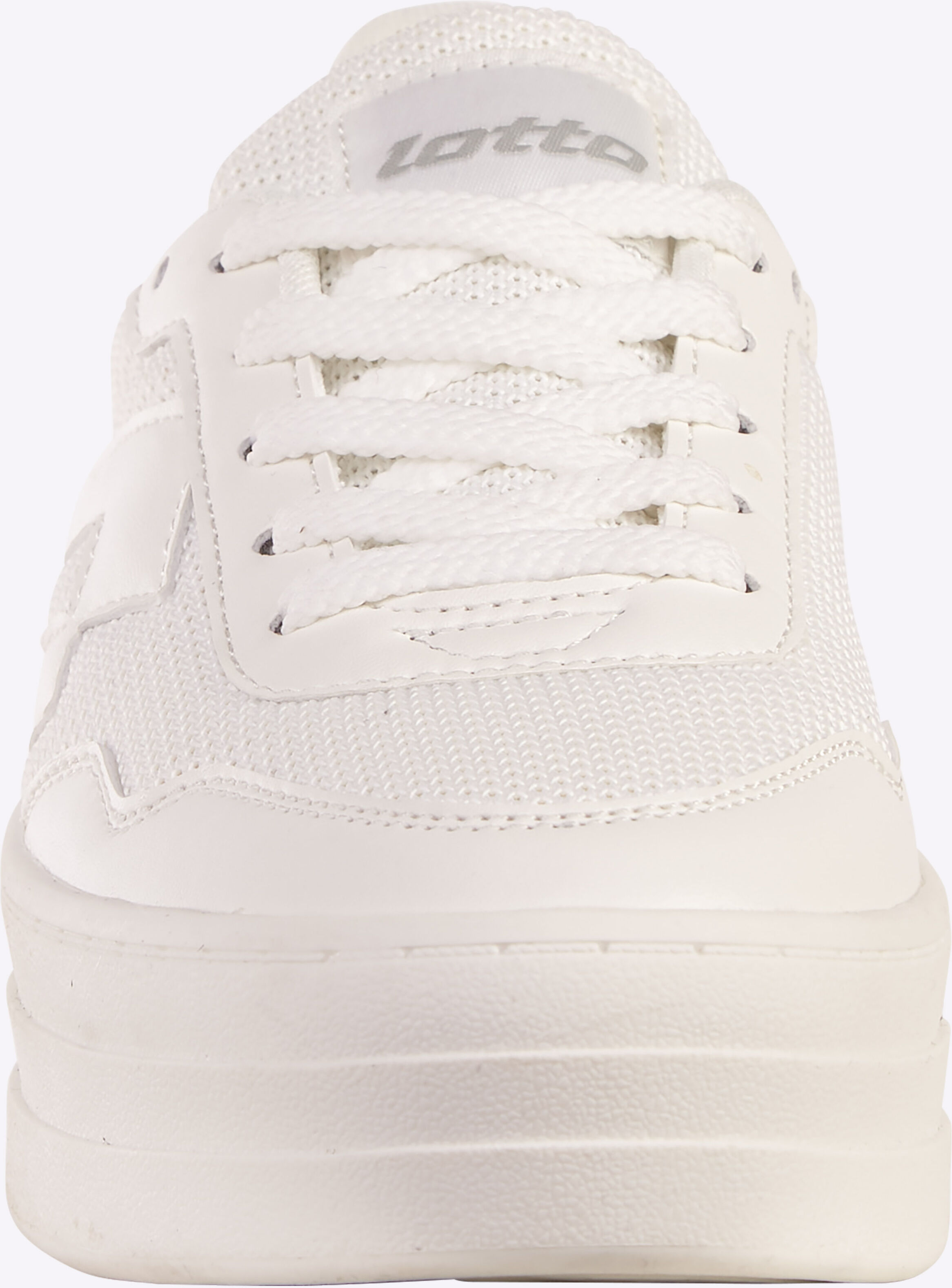 Plateausneaker LOTTO, Damen, Gr. 40, Textil, weiß, Synthetik, Textil, Schuhe Plateausneaker
