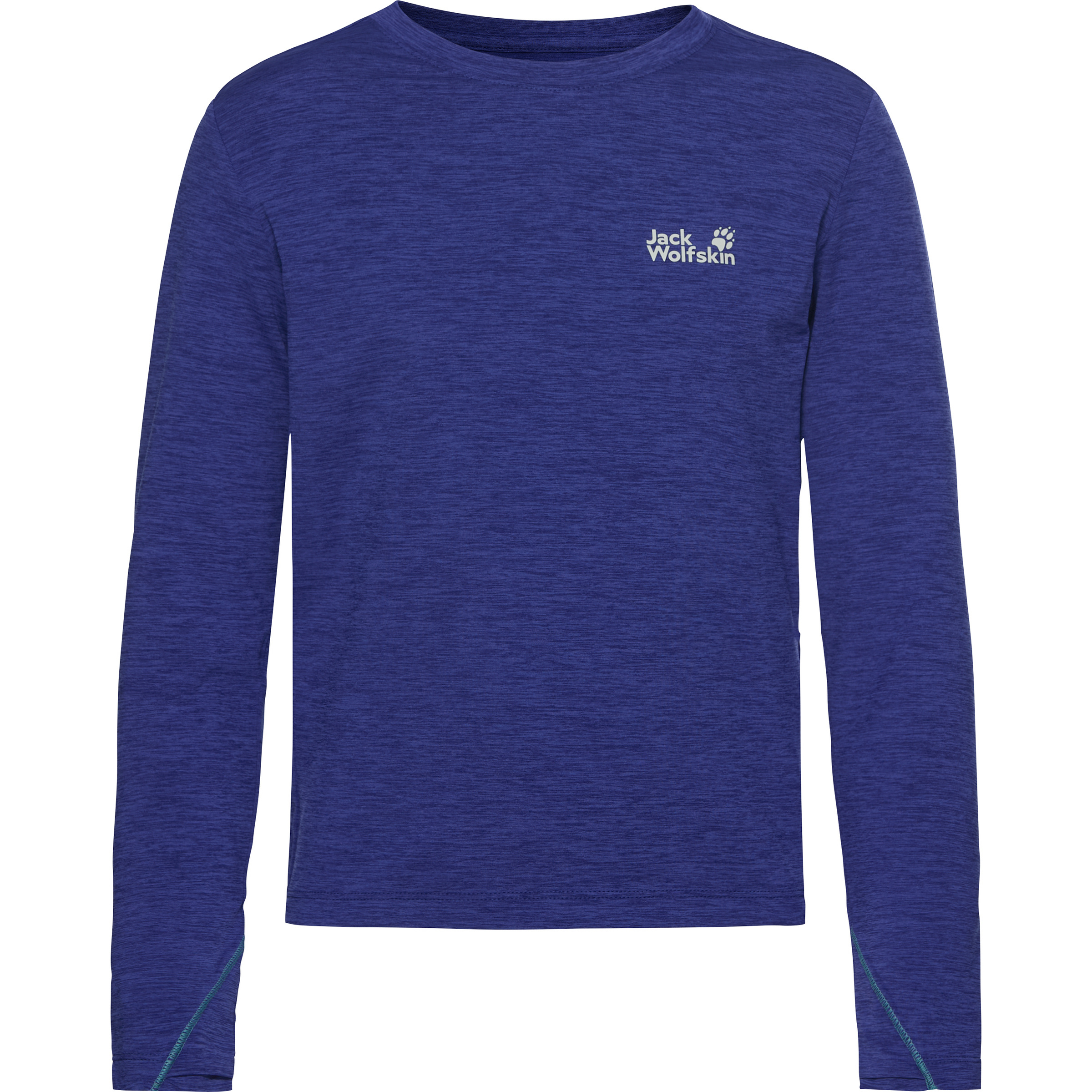 Jack Wolfskin Trail Kinder Longsleeves blau Größe 104 Lifestyle Elastisch
