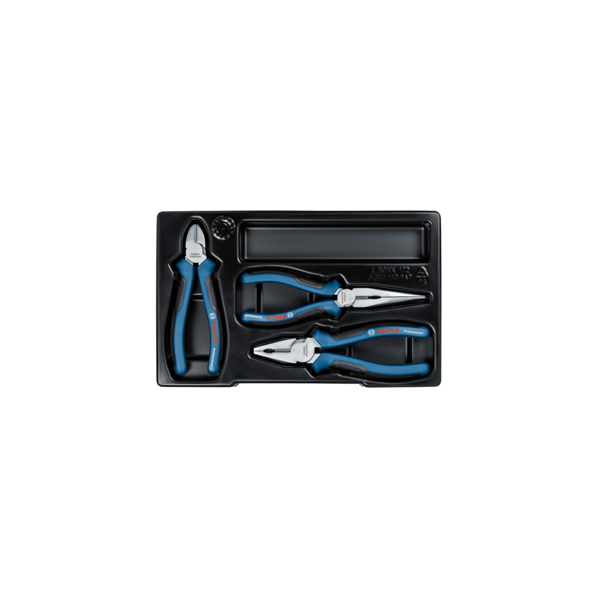 BOSCH Combo Kit: Plier Set Zangen-Set, 3-tlg. (1600A016BG)