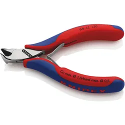Knipex, Bolzenschneider + Seitenschneider, Elektronik-Vornschneider (120 mm)