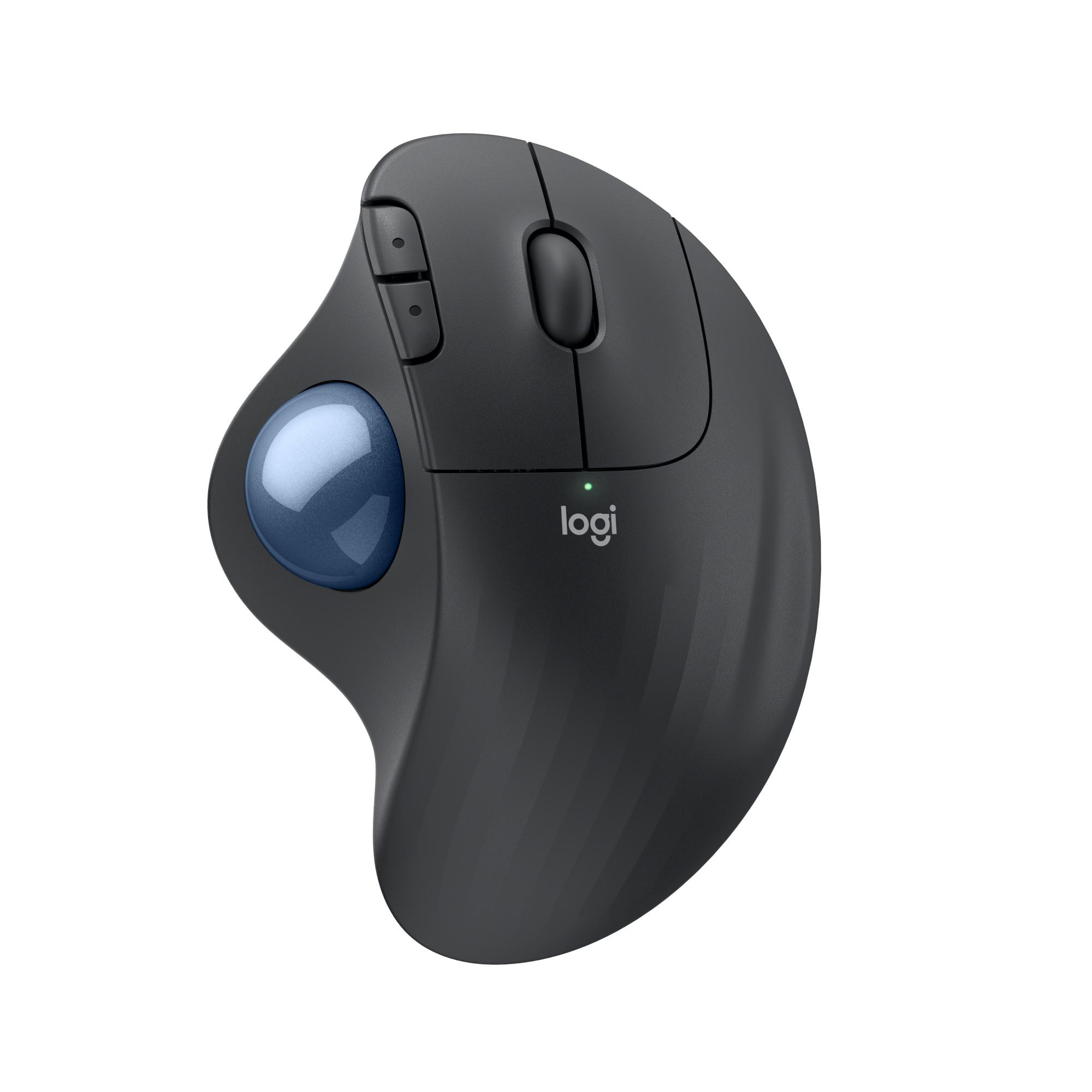 Logitech Ergo M575s Maus Graphite kabellos (Logi Bolt) für Rechtshänder