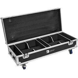 ROADINGER Flightcase 8x AKKU IP UP-4 QuickDMX mit Ladefunktion