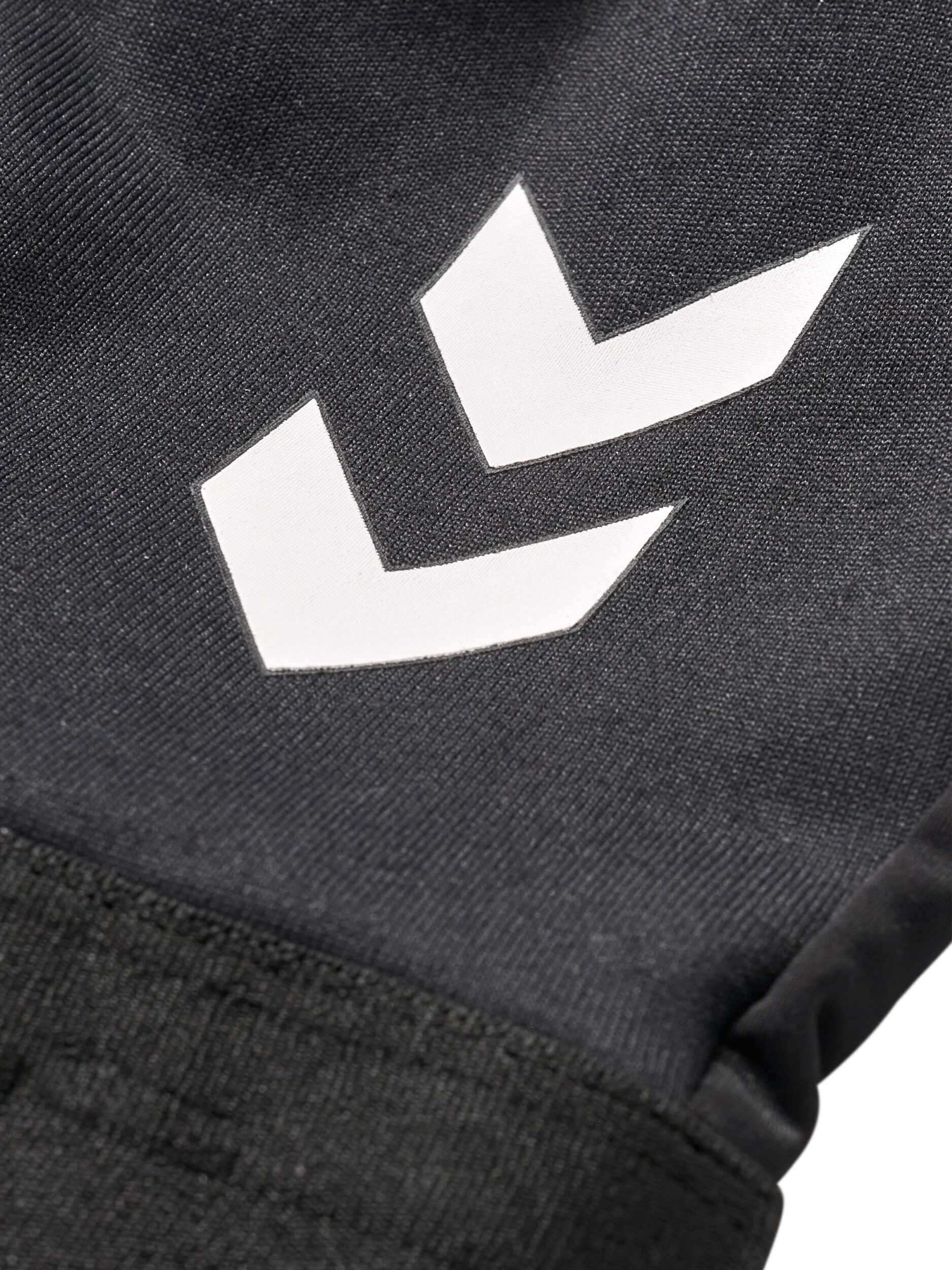 Trainingshandschuhe HUMMEL "HMLPRO GLOVES", Gr. M, schwarz, Trikot, Kunstfaser, unifarben, Handschuhe Trainingshandschuhe, für Erwachsene, Anti-Rutsch-Aufdruck, touchscreen-kompatibel schwarz M