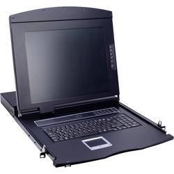 VALUE 19-Zoll-KVM-Konsole, 43 cm (17) TFT (16:9), VGA, USB, FR-Layout 26.99.0123