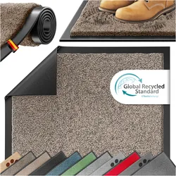 KESSER® Schmutzfangmatte rutschfeste Fußmatte für Innen- & Außenbereich waschbar & wetterfest   Türmatte Wohnungseingang   Teppich für Büro & Vorzimmer   Fußabtreter Fußabstreifer
