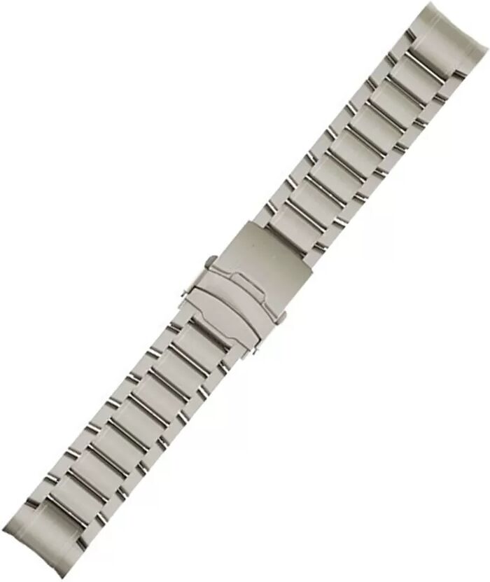INF 22mm Schnellverschluss Gebogenes Ende Titanarmband Kompatibel mit Garmin Quatix 8 & Fenix 7 Marq 2 Stahl