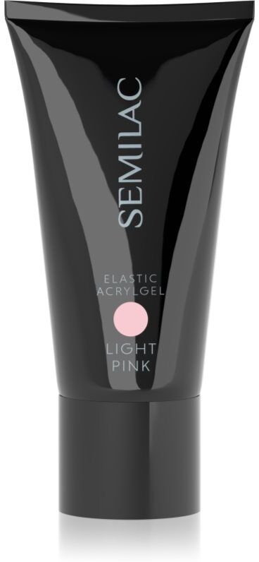 Semilac Elastic Acrylgel acrylic gel for nails shade Light Pink 30 g