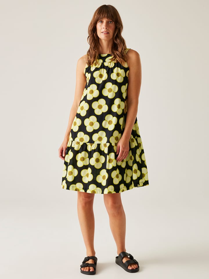 Regatta Kleid "Orla Summer II" in Schwarz/ Gelb - 38