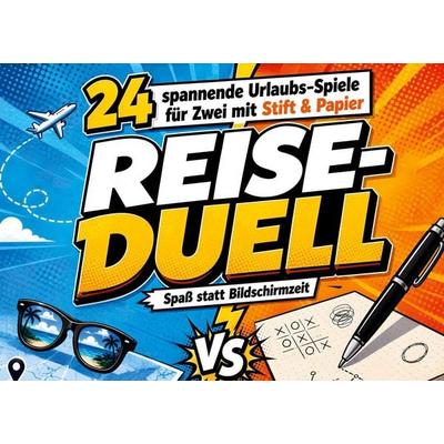 Reise-Duell: 24 spannende Urlaubs-Spiele für Zwei mit Stift & Papier - Spaß statt Bildschirmzeit, Taschenbuch von Tim Eiche, Paperu Verlag,