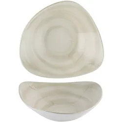 Churchill Stonecast Canvas Natural Teller Tief Dreieckig 23,5cm