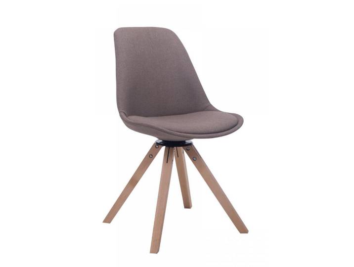 CLP Drehstuhl Stoff taupe, Taupe, Holz, 48x84x56 cm, Esszimmer, Stühle
