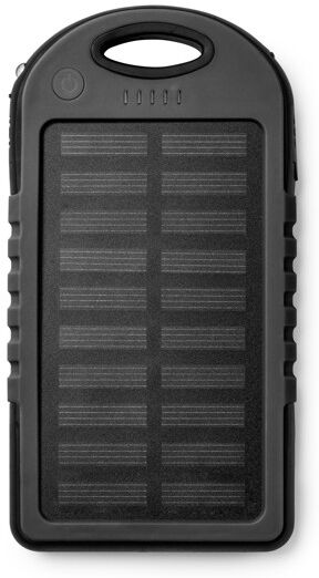 Batterie externe solaire personnalisable 4000 mAh Droide noir TAILLE UNIQUE ADULTE