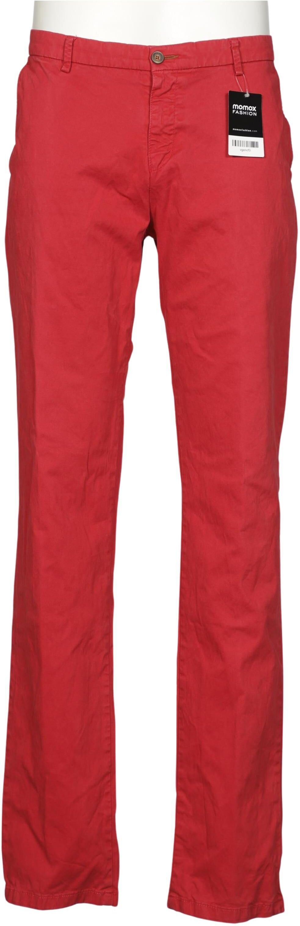 Bugatti Herren Jeans, Rot, Gr. W36, Baumwolle / Elasthan - Second Hand