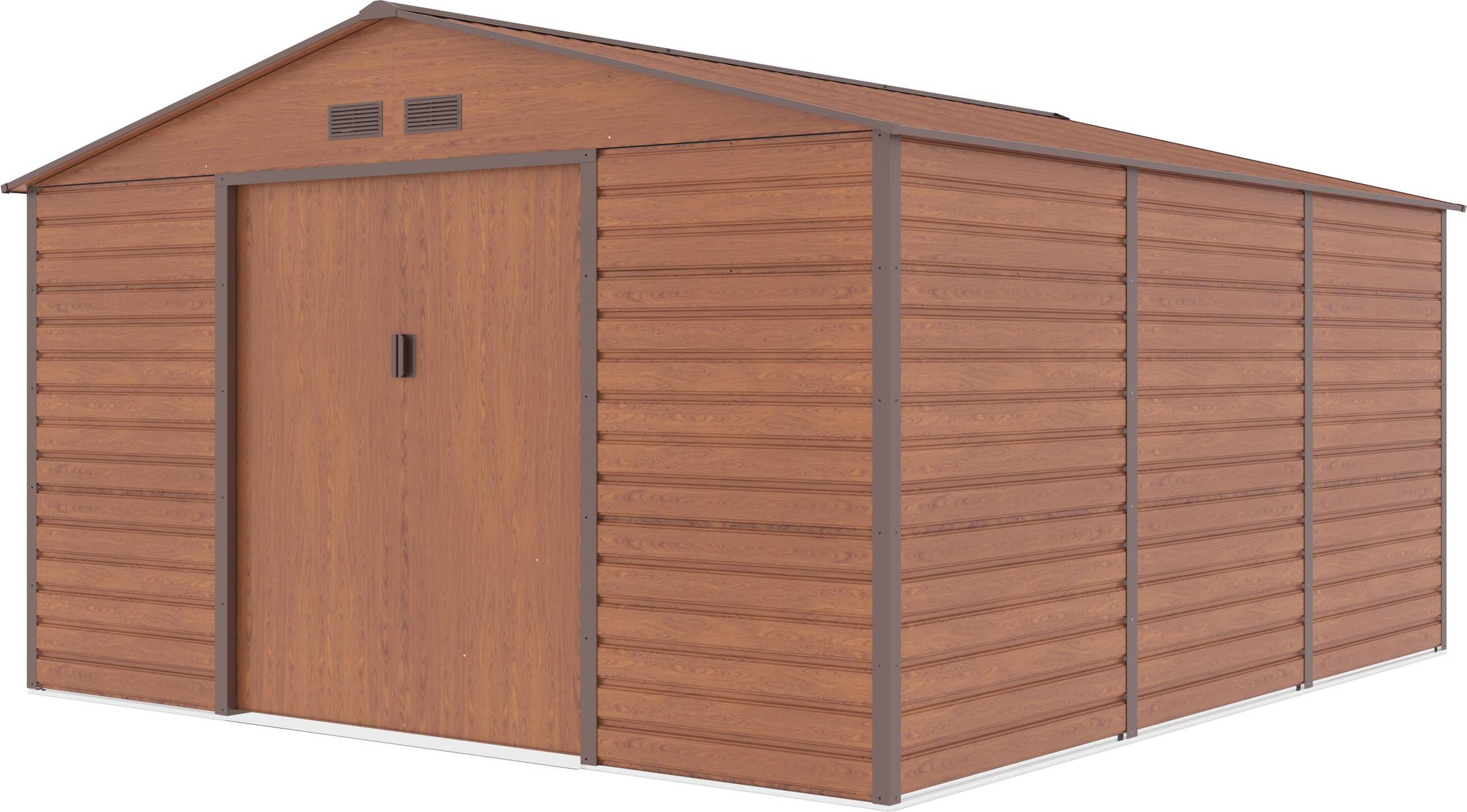 G21 Gartenhaus G21 GAH 1300 - 340 x 382 cm, braun G21-63900584