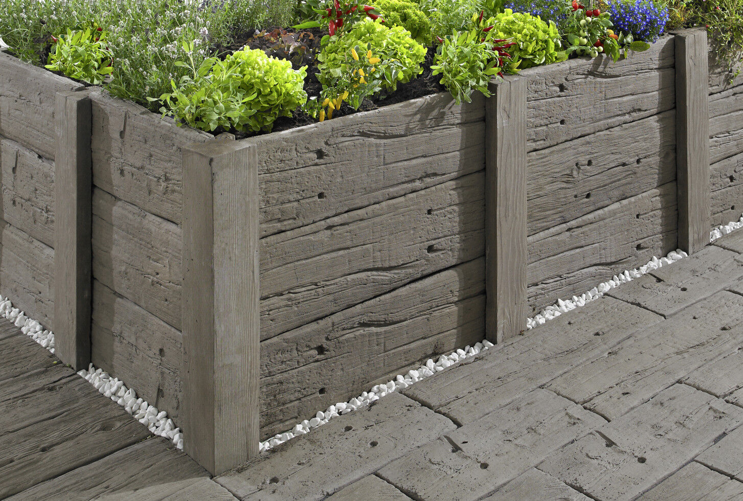 Kann Eckpfosten Antik 100 x 14 x 14 cm braun