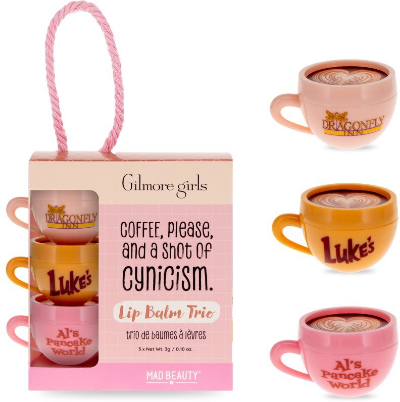 Mad Beauty Gilmore Girls coffret cadeau lèvres