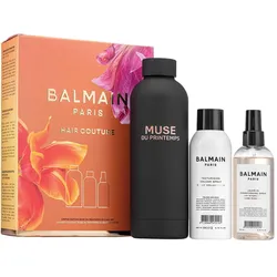 Balmain, Beauty Geschenkset, Set: Muse Du Printemps Argan Oil Leave-In & Butane Haarspray (Körperpflegeset)