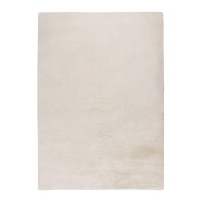 Hochflor-Teppich KAYOOM "Emotion 525", beige (weiß), B:80cm H:27mm L:150cm, Polyester, Teppiche, Fell Haptik, weich kuschelig, alle Räume