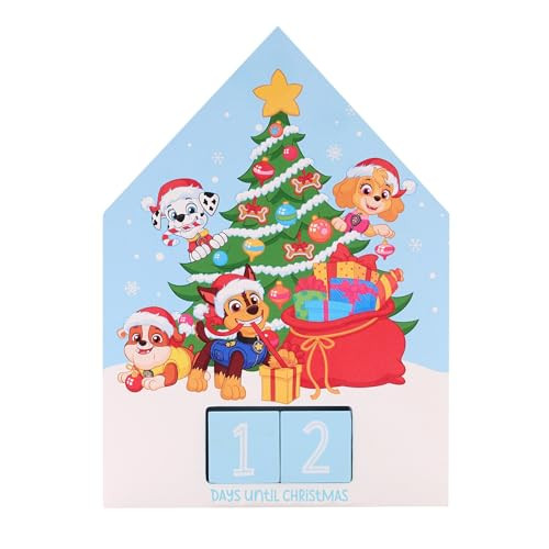 Widdop Paw Patrol Houten Kerst Adventskalender voor Kinderen