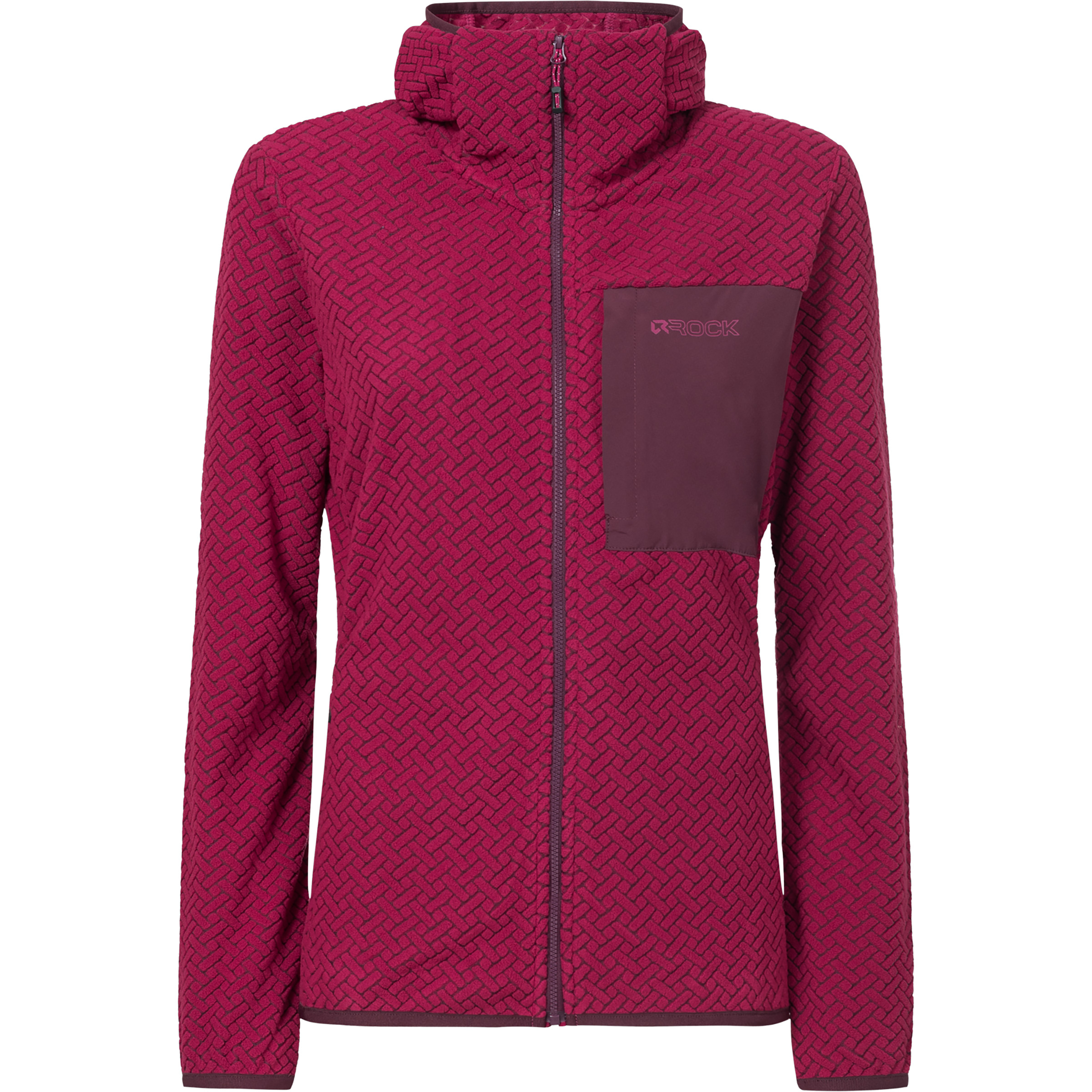 Rock Experience Night Crest Fleece Damen Fleecejacke rot Größe S Trekking Elastisch
