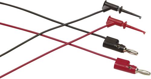 Fluke TL960 Messleitungs-Set Abgreifklemmen Bananenstecker 4mm 0.90m Rot, Schwarz 1St.