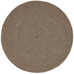TEPPICH Melange geflochten rund 120 cm