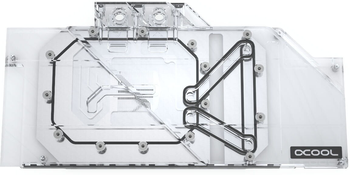 Alphacool Eisblock Aurora Acryl GPX-A Radeon 5700 XT ROG Strix