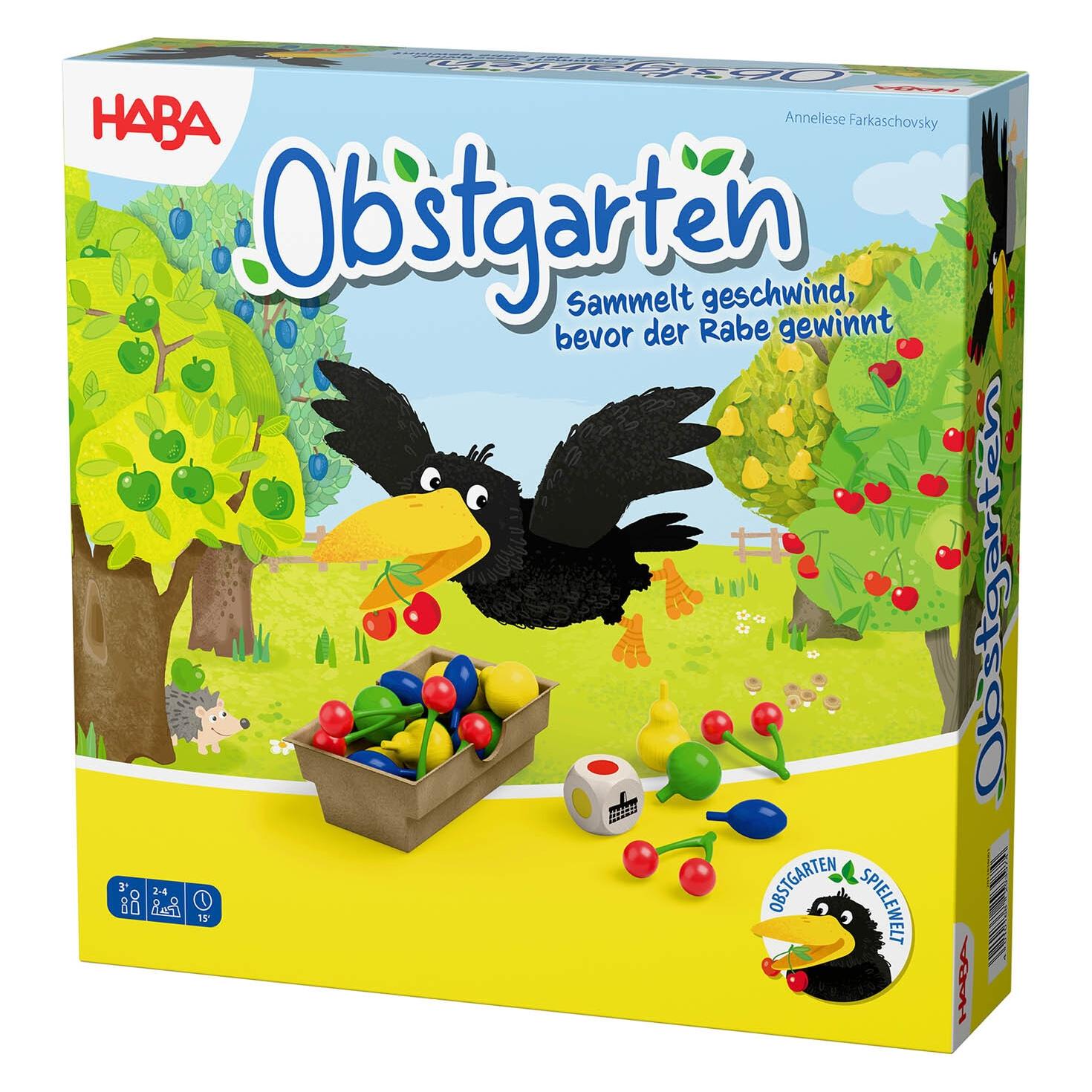 Haba Obstgarten Klassik (Deutsch, Englisch, Französisch, Italienisch, Niederländisch, Spanisch, 2 - 4 Spieler) (2013838001)