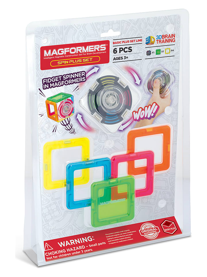 MAGFORMERS Zubehörset "Spin Plus" - ab 3 Jahren - onesize