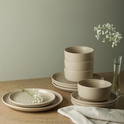 Earth & Clay Ion Stoneware Dinnerware Set