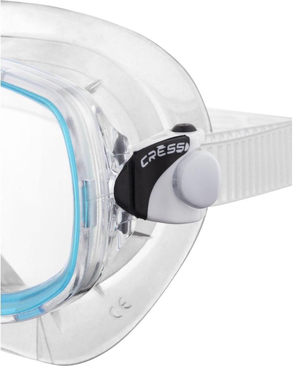 Schwimmbrille CRESSI, transparent, türkis, Sportbrillen, Schwimmbrille transparent, türkis Einheitsgröße