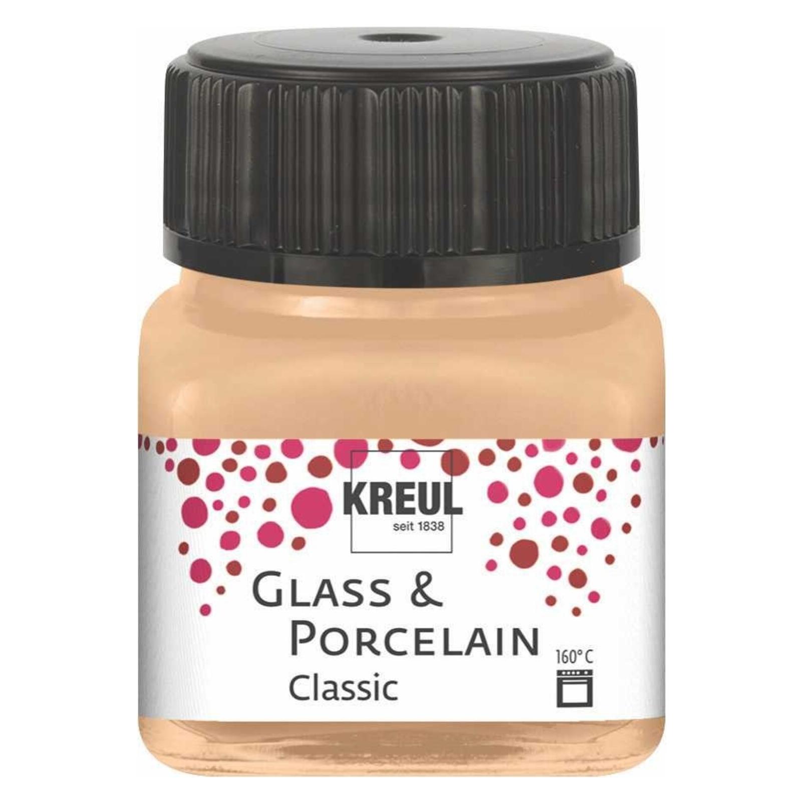 Kreul Glass & Porcelain Classic Metallic, Porzellan- und Glasfarbe (20 ml) (4000798119362)