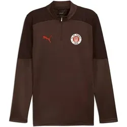 PUMA Herren Shirt FCSP Training 1/4 Zip Top, Größe XXL in Schwarz Schwarz