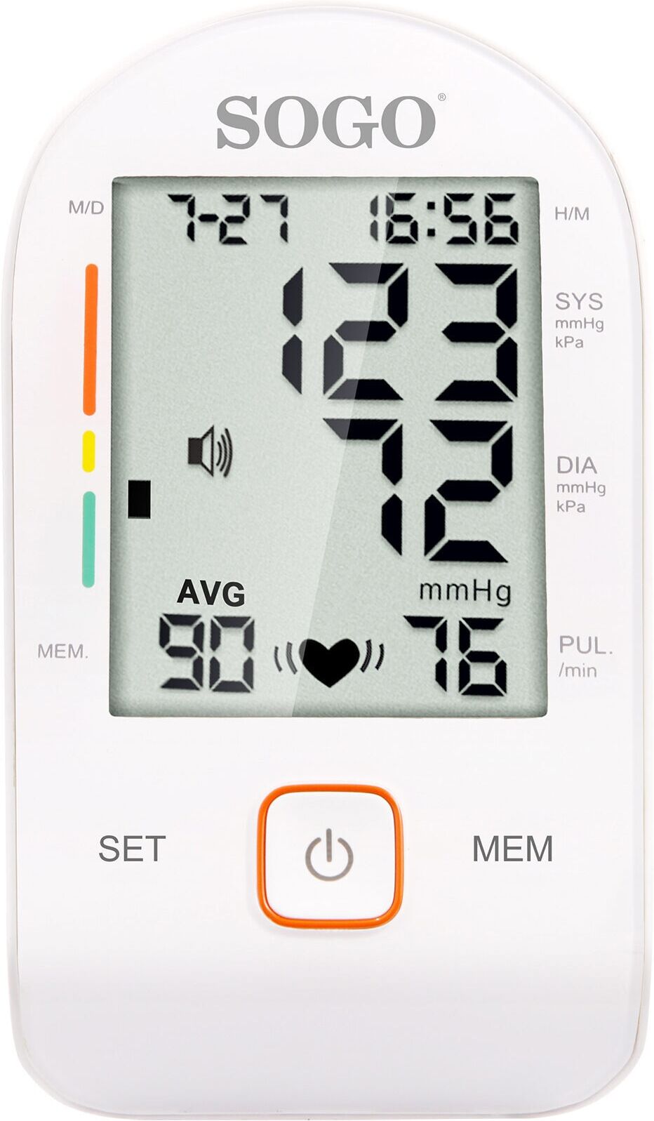 Sogo Tensiometro digital TEN-SS-14075W de brazo. Blanco