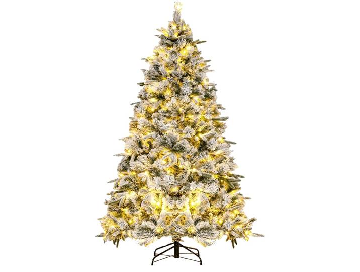 Sapin de noël artificiel aiguilles de pin 752 branches mixtes 186 cm
