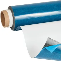 Eisenfolie selbstklebend weiß, 0,5 mm stark, 1.000 mm breit 10 m, CPE, Eisen, PVC